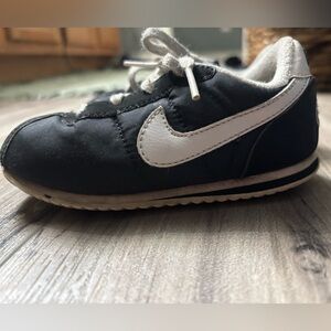 Retro Nike Toddler Black and White Sneakers